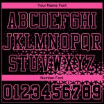 Personalized Black Pink Basketball Jersey Suit - Round Neck Sublimation Design 2 Personalized Black Pink Round Neck Sublimation