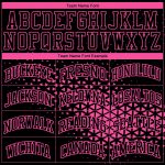 Personalized Black Pink Basketball Jersey Suit - Round Neck Sublimation Design 2 Personalized Black Pink Round Neck Sublimation