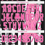Personalized Breast Cancer Awareness Performance T-Shirt for Women - Black Pink-White 3D American Flag Pink Ribbon Personalized