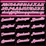 Personalized Breast Cancer Awareness Golf Polo Shirt for Women - Black Pink-White 3D American Flag with Pink Ribbon, Custom Name & Number