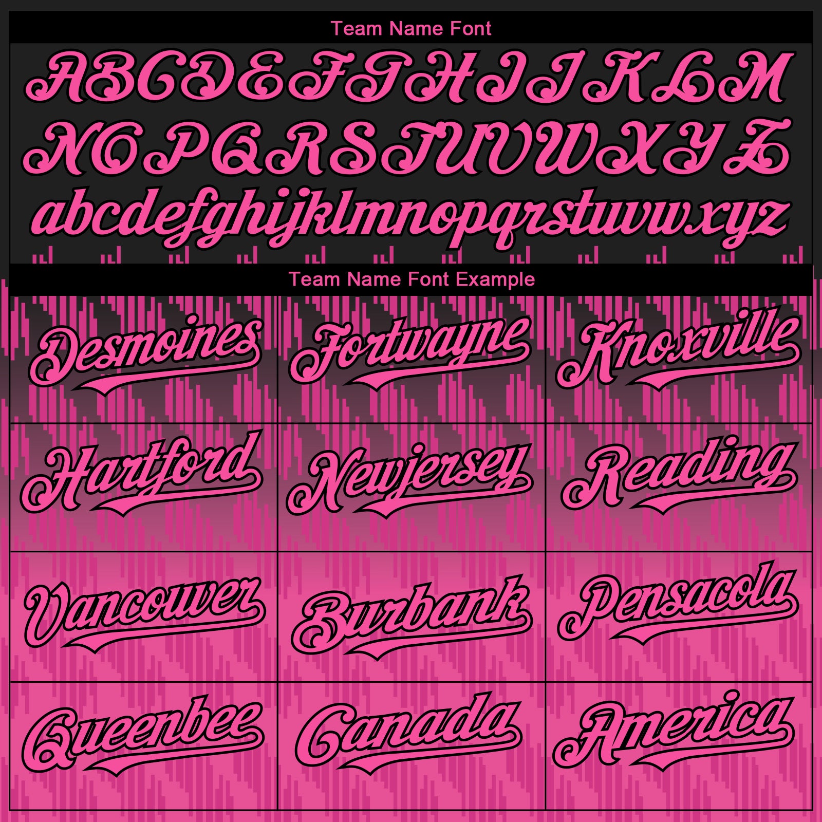 Personalized 3D Lines Baseball Jersey in Black and Pink-White Color Personalized Black Pink-White 3D Lines Baseball Jersey - Image 4