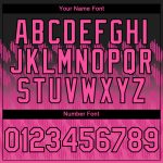 Custom Black Pink-White 3D Pattern Baseball Jersey with Personalized Name and Number - Authentic Team Apparel Personalized