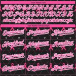 Personalized 3D Pink Ribbon Breast Cancer Awareness Baseball Jersey for Women - Custom Name and Number Support Team Personalized