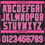Personalized 3D Pink Ribbon Breast Cancer Awareness Baseball Jersey for Women - Custom Name and Number Support Team Personalized