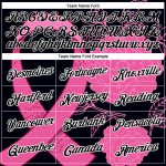 Personalized Breast Cancer Awareness T-Shirt 3D Pink Ribbon Black Pink-White Personalized Black Pink-White 3D Pink Ribbon