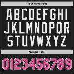 Personalized Authentic Black Pink-White Throwback Basketball Jersey Personalized Black Pink-White Authentic Throwback Basketball