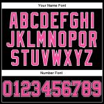 Custom Name & Number Personalized Black Pink-White Basketball Jersey - Authentic Throwback Design Personalized Black Pink-White
