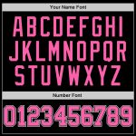 Customizable Black Pink-White Baseball Jersey for Men, Women, and Kids Personalized Black Pink-White Baseball Jersey 3