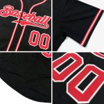 Custom Black and Pink Baseball Jersey - Personalized Sports Apparel Personalized Black Pink-White Baseball Jersey