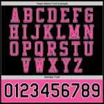 Personalized Two Tone Black Pink-White Varsity Letterman Bomber Jacket for Men and Women Personalized Black Pink-White Bomber