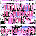 Personalized Leopard 3D Bomber Jacket - Black Pink-White Varsity Full-Snap Letterman Jacket Personalized Black Pink-White