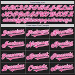 Custom Black Pink-White Two Tone Baseball Jersey for Men and Women Personalized Black Pink-White Two Tone Baseball Jersey
