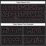 Custom Name Number Baseball Jersey Black Powder Blue Orange Personalized Team Personalized Black Powder Blue-Orange Baseball