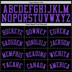 Personalized 3D Monster Jersey in Black and Purple for Baseball Fans Personalized Black Purple 3D Monster Baseball Jersey