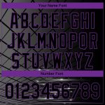 Personalized 3D Pattern Billiards Polo Shirt with Custom Name and Number - Black Purple Performance Team Wear Personalized
