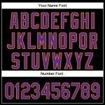 Personalized Halloween Skull Baseball Jersey Custom Name Number Black Purple Bay Orange 3D Pattern Personalized Black Purple-Bay
