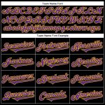 Personalized Rave Skull Baseball Jersey with Black Purple-Gold 3D Pattern, Custom Name & Number - Authentic Team Apparel