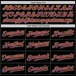 Personalized Black Purple and Gold Baseball Jersey - Authentic Team Apparel Personalized Black Purple-Gold Authentic Baseball