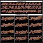 Personalized Black Purple Gold Baseball Jersey for Men and Women - Custom Team Apparel Personalized Black Purple-Gold Baseball