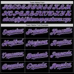 Personalized Black Purple Gray Baseball Jersey Sleeveless for Men and Women Personalized Black Purple-Gray Sleeveless Baseball