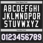 Personalized Black Purple Gray Basketball Jersey for Men and Women - Throwback Style Personalized Black Purple-Gray Throwback