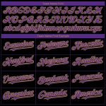 Personalized 3D Baltimore City Edition Baseball Jersey - Black Purple Old Gold Fade Fashion Design Personalized Black Purple-Old