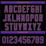 Personalized 3D Baltimore City Edition Baseball Jersey - Black Purple Old Gold Fade Fashion Design Personalized Black Purple-Old