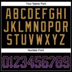 Personalized Black Purple Old Gold Drift Fashion Baseball Jersey for Men and Women Personalized Black Purple-Old Gold Drift
