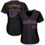 Personalized Black Purple Old Gold Drift Fashion Baseball Jersey for Men and Women Personalized Black Purple-Old Gold Drift