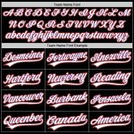 Custom Team Name Number Authentic Baseball Jersey Black Purple Orange Throwback Personalized Black Purple-Orange Authentic