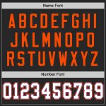 Personalized Black Purple Orange Throwback Football Jersey for Men Women Personalized Black Purple-Orange Mesh Throwback