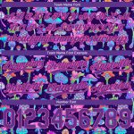 Psychedelic Basketball Shorts with 3D Colorful Flowers and Mushrooms, Personalized Black Purple-Pink Design Personalized