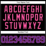 Personalized Black Purple Pink Mesh Baseball Jersey - Authentic Throwback Design Personalized Black Purple-Pink Mesh Authentic