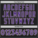 Personalized Basketball Jersey - Black Purple-Red Throwback Design for Custom Style Personalized Black Purple-Red Throwback