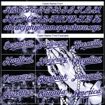 Personalized Jesus Christ Baseball Jersey with 3D Black Purple-White Pattern, Custom Name & Number - Authentic Team Apparel