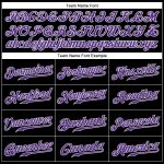 Custom Black Purple White Sleeveless Baseball Jersey for Men and Women Personalized Black Purple-White Sleeveless Baseball