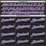Personalized Throwback Basketball Jersey in Black Purple White for Ultimate Style Personalized Black Purple-White Throwback