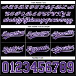 Personalized Throwback Basketball Shorts Black Purple White for Men Personalized Black Purple-White Throwback Basketball