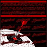 Personalized 3D Dart Board Polo Shirt Black Red Performance Golf Shirt Personalized Black Red 3D Dart Board Target Performance