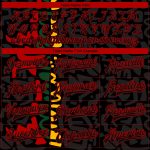 Black History Month Personalized 3D Bomber Varsity Letterman Jacket - Full-Snap Design in Black and Red Personalized Black