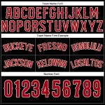 Personalized Basketball Shorts - Black Red-Cream Throwback Style Personalized Black Red-Cream Throwback Basketball Shorts