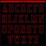 Custom 3D Black Red Dog Varsity Letterman Jacket Bomber Full-Snap Outerwear Personalized Black Red Dog 3D Bomber Full-Snap