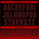 Custom Black Red Fade Basketball Jersey - Fashion City Edition Jersey Personalized Black Red Fade Fashion City Edition Basketball