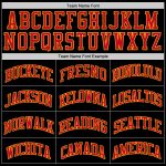 Personalized Black Red Gold Basketball Jersey - Authentic Throwback Style Personalized Black Red-Gold Authentic Throwback