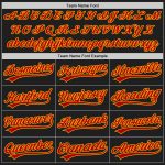 Custom Black Red Gold Baseball Jersey for Men Women Kids - Personalized Sports Apparel Personalized Black Red-Gold Baseball