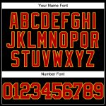 Personalized Black Red Gold Baseball Jersey for Men, Custom Team Jersey, Size 4 Personalized Black Red-Gold Baseball Jersey