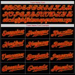 Customizable Red and Gold Baseball Jersey for Men and Women - Personalized Black Jersey Personalized Black Red-Gold Baseball