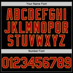 Personalized Custom Name and Number Black Red Gold Mesh Baseball Jersey - Authentic Throwback Team Jersey Personalized Black