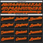 Personalized Throwback Basketball Jersey in Black and Red-Gold, Size 3 Personalized Black Red-Gold Throwback Basketball Jersey