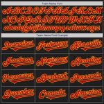 Personalized Two Tone Baseball Jersey in Black and Red-Gold, Custom Design for Sports Enthusiasts Personalized Black Red-Gold